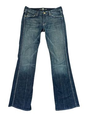 7 For All Mankind A Pocket Bootcut Jeans Women’s Size 28 Medium Wash Denim
